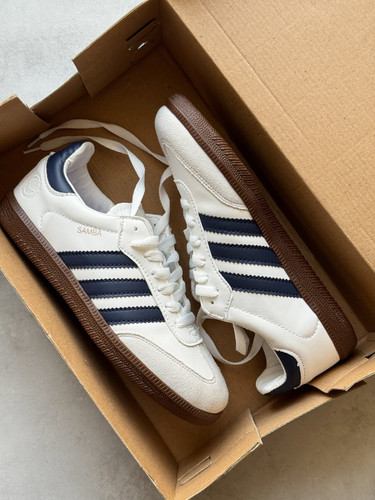 آدیداس سامبا سفید سرمهای